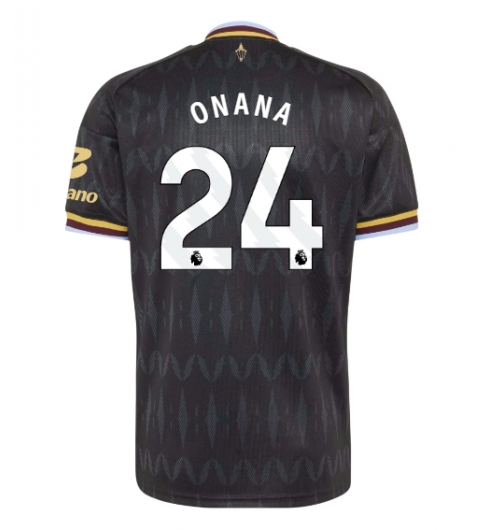 Aston Villa Amadou Onana #24 Uit tenue 2026-27 Voetbalshirt Korte Mouw Aston Villa Amadou Onana #24 Uit tenue 2026-27 Voetbalshirt Korte Mouw