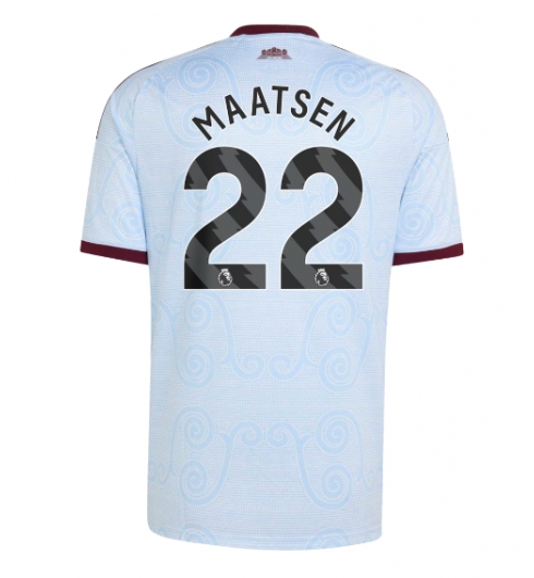 Aston Villa Ian Maatsen #22 Derde tenue 2026-27 Voetbalshirt Korte Mouw Aston Villa Ian Maatsen #22 Derde tenue 2026-27 Voetbalshirt Korte Mouw