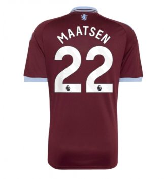 Aston Villa Ian Maatsen #22 Thuis tenue 2026-27 Voetbalshirt Korte Mouw Aston Villa Ian Maatsen #22 Thuis tenue 2026-27 Voetbalshirt Korte Mouw