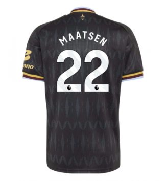 Aston Villa Ian Maatsen #22 Uit tenue 2026-27 Voetbalshirt Korte Mouw Aston Villa Ian Maatsen #22 Uit tenue 2026-27 Voetbalshirt Korte Mouw