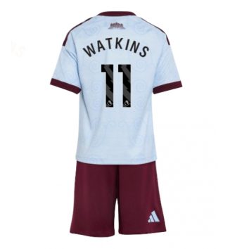 Aston Villa Ollie Watkins #11 Derde tenue Kids 2026-27 Voetbalshirt Korte Mouw + Shorts