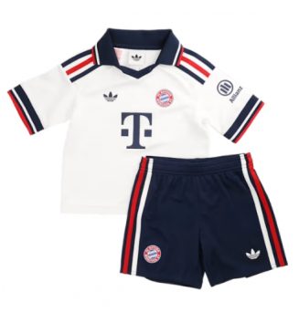 Bayern Munich Uit tenue Kids 2026-27 Voetbalshirt Korte Mouw + Shorts Bayern Munich Uit tenue Kids 2026-27 Voetbalshirt Korte Mouw + Shorts