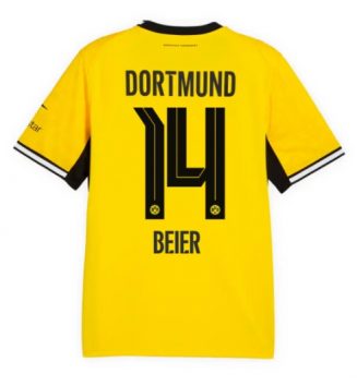 Borussia Dortmund Maximilian Beier #14 Thuis tenue 2026-27 Voetbalshirt Korte Mouw