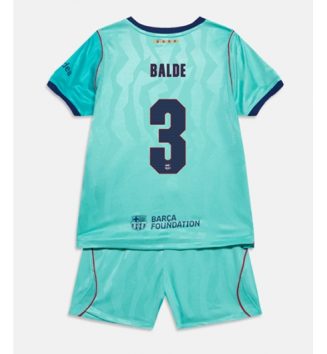 Barcelona Alejandro Balde #3 Derde tenue Kids 2026-27 Voetbalshirt Korte Mouw + Shorts Barcelona Alejandro Balde #3 Derde tenue Kids 2026-27 Voetbalshirt Korte Mouw + Shorts