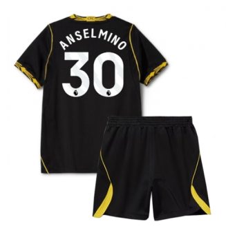 Chelsea Aaron Anselmino #30 Uit tenue Kids 2026-27 Voetbalshirt Korte Mouw + Shorts