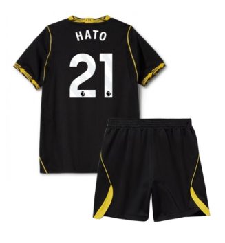 Chelsea Jorrel Hato #21 Uit tenue Kids 2026-27 Voetbalshirt Korte Mouw + Shorts