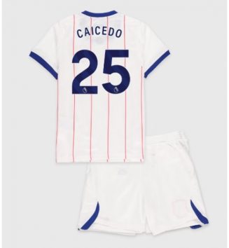 Chelsea Moises Caicedo #25 Derde tenue Kids 2026-27 Voetbalshirt Korte Mouw + Shorts