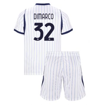 Inter Milan Federico Dimarco #32 Uit tenue Kids 2026-27 Voetbalshirt Korte Mouw + Shorts