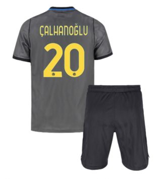 Inter Milan Hakan Calhanoglu #20 Derde tenue Kids 2026-27 Voetbalshirt Korte Mouw + Shorts