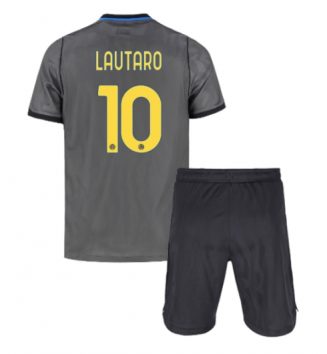 Inter Milan Lautaro Martinez #10 Derde tenue Kids 2026-27 Voetbalshirt Korte Mouw + Shorts Inter Milan Lautaro Martinez #10 Derde tenue Kids 2026-27 Voetbalshirt Korte Mouw + Shorts