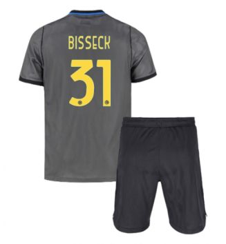 Inter Milan Yann Bisseck #31 Derde tenue Kids 2026-27 Voetbalshirt Korte Mouw + Shorts