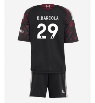 Liverpool Bradley Barcola #29 Derde tenue Kids 2026-27 Voetbalshirt Korte Mouw + Shorts Liverpool Bradley Barcola #29 Derde tenue Kids 2026-27 Voetbalshirt Korte Mouw + Shorts