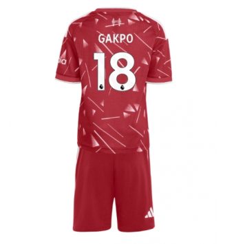 Liverpool Cody Gakpo #18 Thuis tenue Kids 2026-27 Voetbalshirt Korte Mouw + Shorts Liverpool Cody Gakpo #18 Thuis tenue Kids 2026-27 Voetbalshirt Korte Mouw + Shorts
