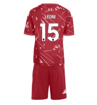 Liverpool Giovanni Leoni #15 Thuis tenue Kids 2026-27 Voetbalshirt Korte Mouw + Shorts Liverpool Giovanni Leoni #15 Thuis tenue Kids 2026-27 Voetbalshirt Korte Mouw + Shorts