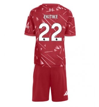 Liverpool Hugo Ekitike #22 Thuis tenue Kids 2026-27 Voetbalshirt Korte Mouw + Shorts Liverpool Hugo Ekitike #22 Thuis tenue Kids 2026-27 Voetbalshirt Korte Mouw + Shorts
