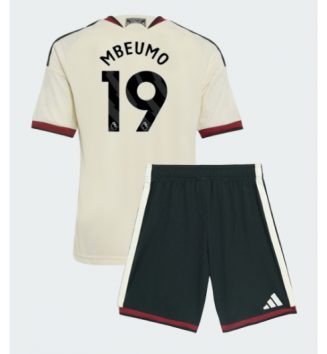 Manchester United Bryan Mbeumo #19 Derde tenue Kids 2026-27 Voetbalshirt Korte Mouw + Shorts