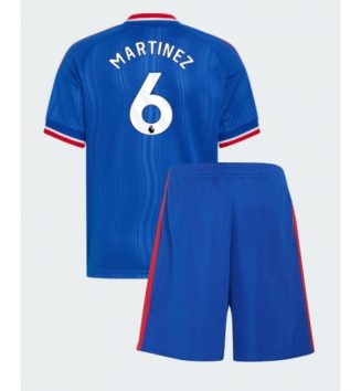 Manchester United Lisandro Martinez #6 Uit tenue Kids 2026-27 Voetbalshirt Korte Mouw + Shorts