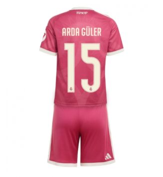 Real Madrid Arda Guler #15 Derde tenue Kids 2026-27 Voetbalshirt Korte Mouw + Shorts Real Madrid Arda Guler #15 Derde tenue Kids 2026-27 Voetbalshirt Korte Mouw + Shorts