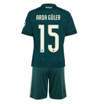 Real Madrid Arda Guler #15 Uit tenue Kids 2026-27 Voetbalshirt Korte Mouw + Shorts Real Madrid Arda Guler #15 Uit tenue Kids 2026-27 Voetbalshirt Korte Mouw + Shorts