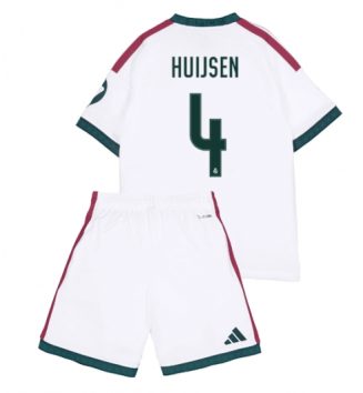 Real Madrid Dean Huijsen #4 Thuis tenue Kids 2026-27 Voetbalshirt Korte Mouw + Shorts Real Madrid Dean Huijsen #4 Thuis tenue Kids 2026-27 Voetbalshirt Korte Mouw + Shorts