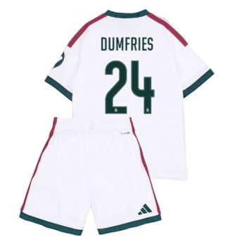 Real Madrid Denzel Dumfries #24 Thuis tenue Kids 2026-27 Voetbalshirt Korte Mouw + Shorts