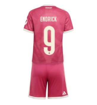 Real Madrid Endrick #9 Derde tenue Kids 2026-27 Voetbalshirt Korte Mouw + Shorts