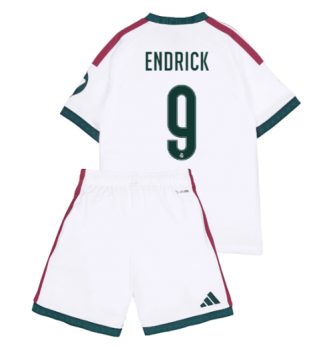 Real Madrid Endrick #9 Thuis tenue Kids 2026-27 Voetbalshirt Korte Mouw + Shorts