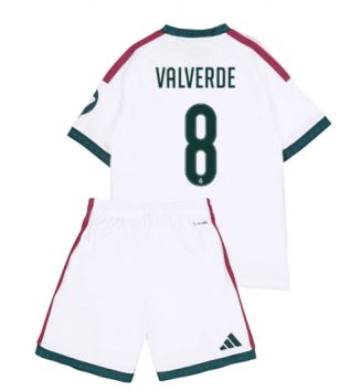 Real Madrid Federico Valverde #8 Thuis tenue Kids 2026-27 Voetbalshirt Korte Mouw + Shorts