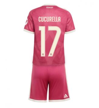 Real Madrid Marc Cucurella #17 Derde tenue Kids 2026-27 Voetbalshirt Korte Mouw + Shorts