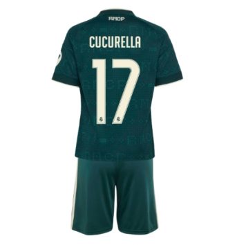 Real Madrid Marc Cucurella #17 Uit tenue Kids 2026-27 Voetbalshirt Korte Mouw + Shorts