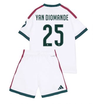 Real Madrid Yan Diomande #25 Thuis tenue Kids 2026-27 Voetbalshirt Korte Mouw + Shorts