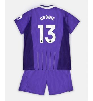 Tottenham Hotspur Destiny Udogie #13 Derde tenue Kids 2026-27 Voetbalshirt Korte Mouw + Shorts