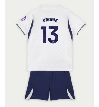 Tottenham Hotspur Destiny Udogie #13 Thuis tenue Kids 2026-27 Voetbalshirt Korte Mouw + Shorts