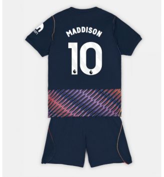 Tottenham Hotspur James Maddison #10 Uit tenue Kids 2026-27 Voetbalshirt Korte Mouw + Shorts