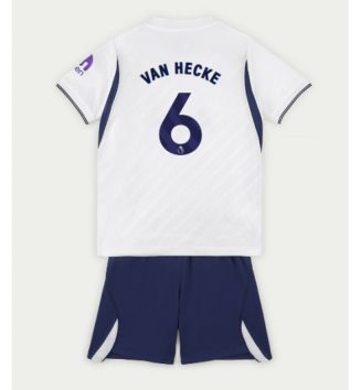 Tottenham Hotspur Jan Paul van Hecke #6 Thuis tenue Kids 2026-27 Voetbalshirt Korte Mouw + Shorts