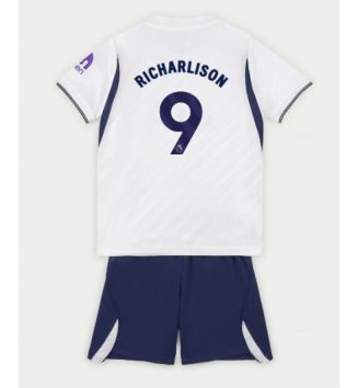 Tottenham Hotspur Richarlison #9 Thuis tenue Kids 2026-27 Voetbalshirt Korte Mouw + Shorts