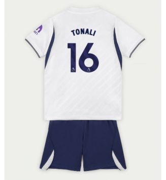 Tottenham Hotspur Sandro Tonali #16 Thuis tenue Kids 2026-27 Voetbalshirt Korte Mouw + Shorts