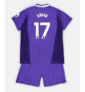 Tottenham Hotspur Savio #17 Derde tenue Kids 2026-27 Voetbalshirt Korte Mouw + Shorts